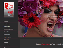 Tablet Screenshot of coralantonescuela.com